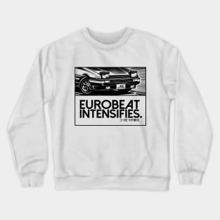 EUROBEAT INTENSIFIES - AE86 Trueno PD Crewneck Sweatshirt